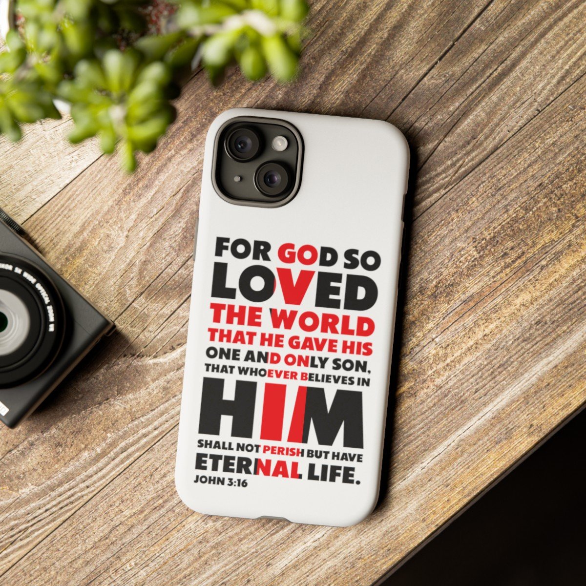 John 3:16 Telefoon Beschermhoes - Image 176