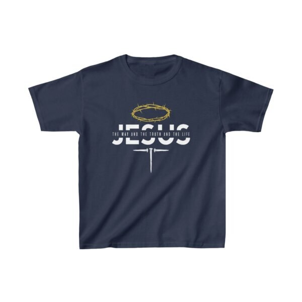 Jesus The Way and The Truth and The Life Shirt 2 Kids - Image 19