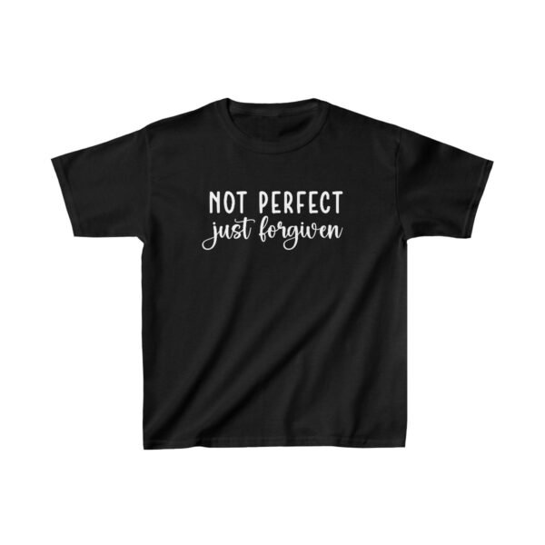 Not Perfect Just Forgiven Shirt Kids - Image 3