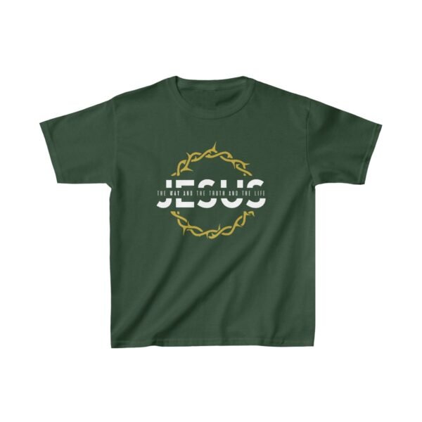 Jesus The Way and The Truth and The Life Shirt Kids - Image 9