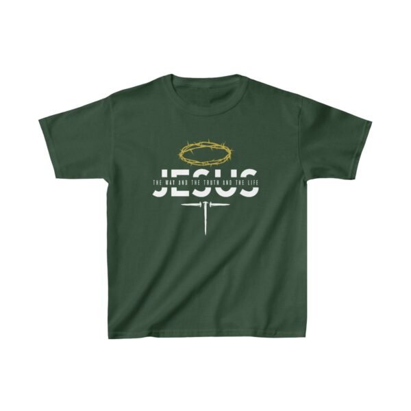 Jesus The Way and The Truth and The Life Shirt 2 Kids - Image 9