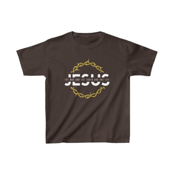 Jesus The Way and The Truth and The Life Shirt Kids - Image 7