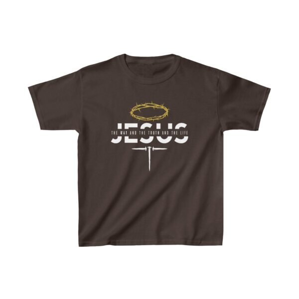 Jesus The Way and The Truth and The Life Shirt 2 Kids - Image 7