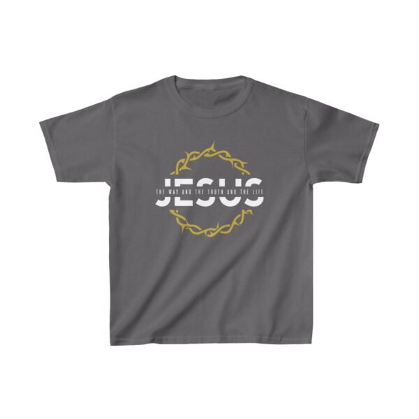 Jesus The Way and The Truth and The Life Shirt Kids - Image 15