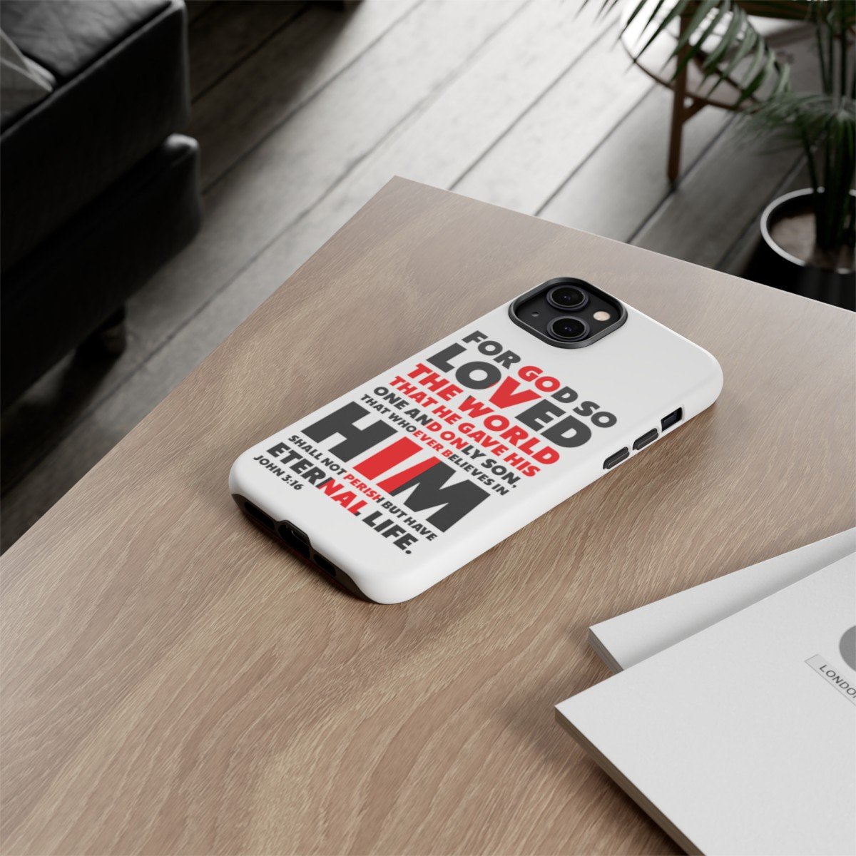 John 3:16 Telefoon Beschermhoes - Image 119