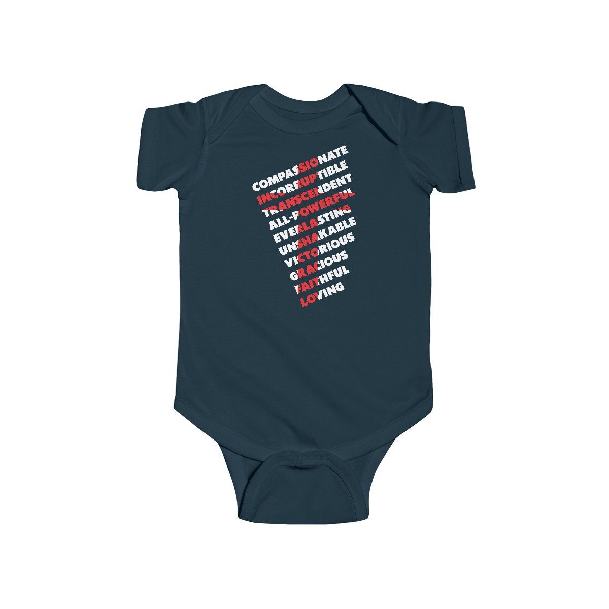 Worship Jesus Christ Baby Rompertje 2 - Image 15