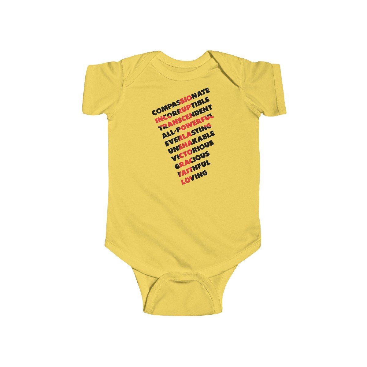 Worship Jesus Christ Baby Rompertje 2 - Image 5